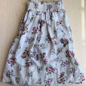 Brandy Melville Floral Skirt